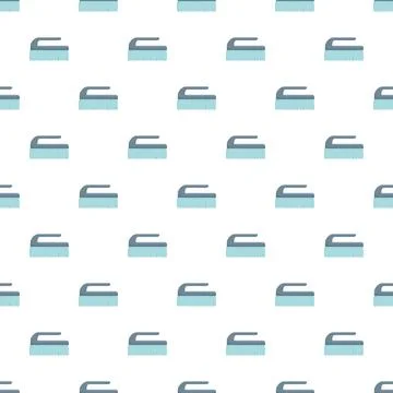 Cleaning scrub brushes creating a seamless pattern Stock Illustration