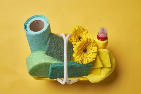 Cleaning service concept Stock Photos