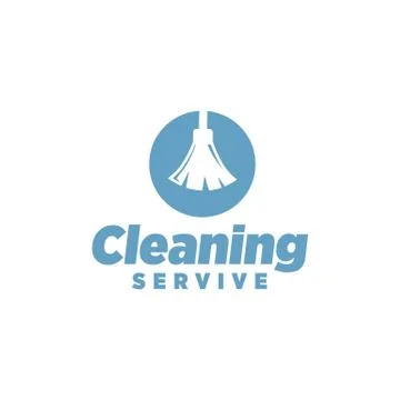 Cleaning Servive Logo Vector and Creative Stock Illustration