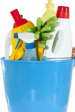 Cleaning set Foto stock