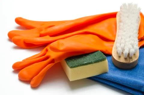 Cleaning set Stock Photos