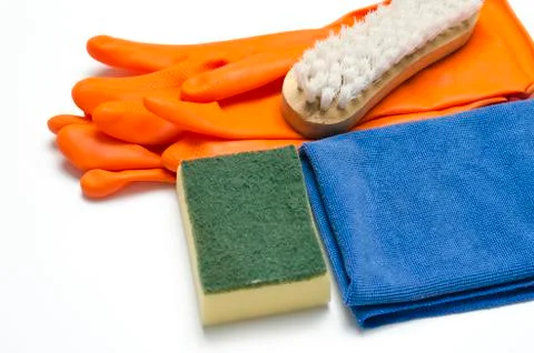 Cleaning set Stock Photos