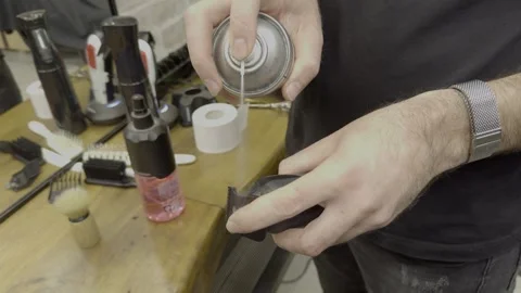 Cleaning shave machine Stock Footage 329314237