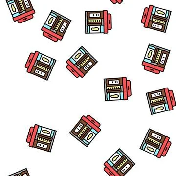 Cleaning shoe care kit vector seamless pattern Stockillustratie