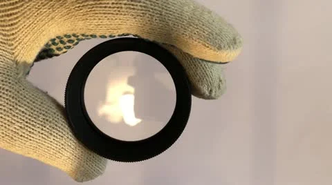 Cleaning by a soft brush of the filter from motes and fibers Video stock 11855512