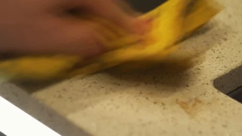 Cleaning spill Stock Footage 94629140