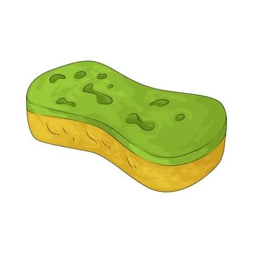 Cleaning Sponge illustration Stock Illustration