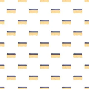 Cleaning sponge pattern for kitchen and home scrubbing Stock Illustration