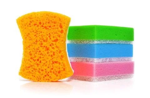 Cleaning sponges Stock Photos
