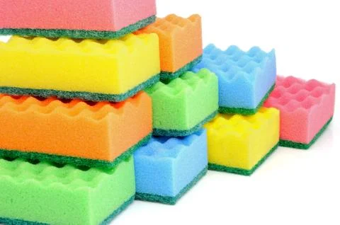 Cleaning sponges Foto stock