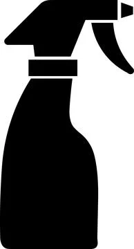 Cleaning spray bottle icon | Window cleaner | Cleaning spray symbol Stock Illustration