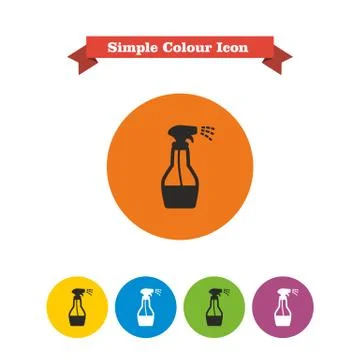 Cleaning spray bottle Stock-Illustration