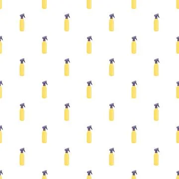 Cleaning spray bottle pattern background for household hygiene Illustrazione stock