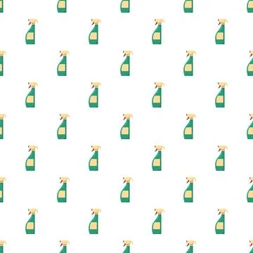Cleaning spray bottle pattern for hygiene and disinfectant Illustrazione stock
