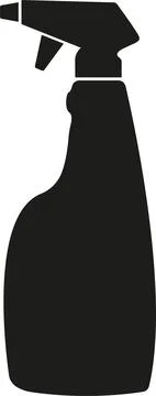 Cleaning spray bottle vector graphics design. Stock Illustration