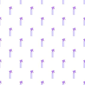 Cleaning spray bottles creating seamless pattern background Stock Illustration