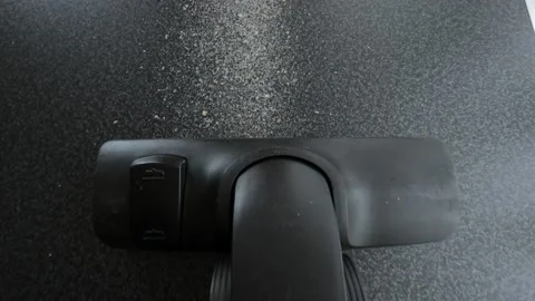 Cleaning surface from dust with a vacuum cleaner Stock Footage 121688404
