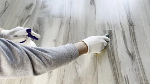 Cleaning surface.  Stock Footage 242014779