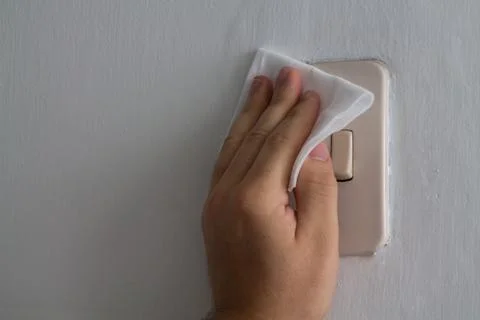 Cleaning switch Stock Photos