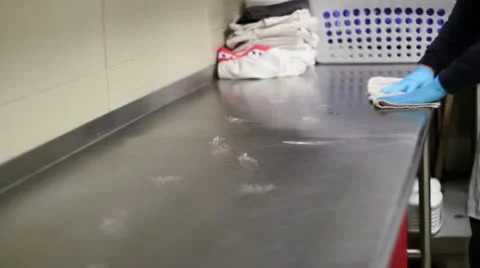 Cleaning table top 動画素材 10588523