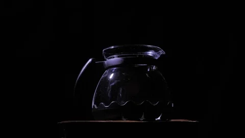 Cleaning a teapot. Stock Footage 83486929