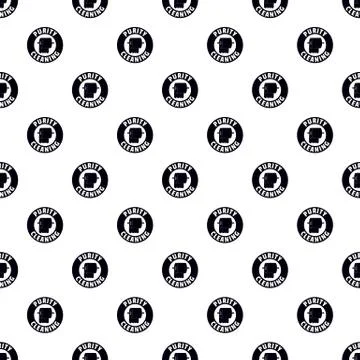 Cleaning toilet pattern seamless Stockillustratie