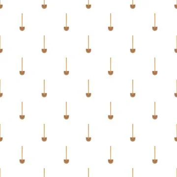 Cleaning tool brushes seamless pattern for kitchen and bathroom Stock Illustration