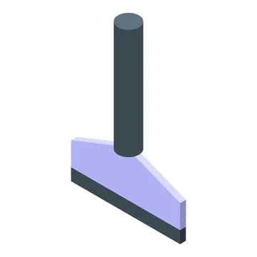 Cleaning tool with ergonomic handle for efficient scrubbing and washing Illustration
