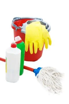 Cleaning tools Foto stock