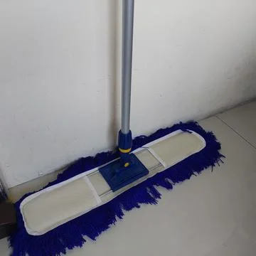 Cleaning tools for sweeping or mopping floors Stock Photos