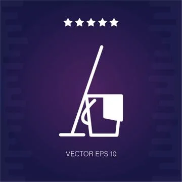 Cleaning vector icon Stock Illustration