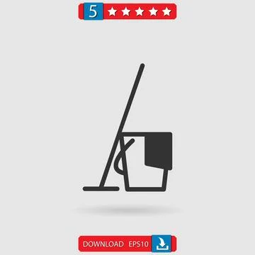 Cleaning vector icon Stock Illustration