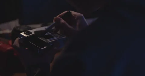 Cleaning Vintage Camera Stock Footage 256591924