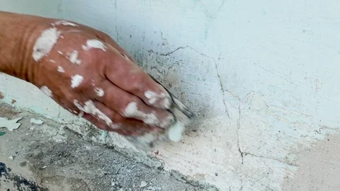 Cleaning the walls Stock Footage 306822790
