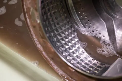 Cleaning washing machine concept Stock Photos