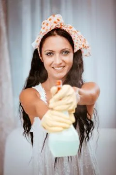 Cleaning Window Stock Photos