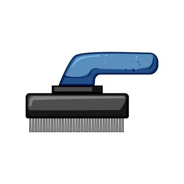 Cleaning wire brush cartoon vector illustration Stock Illustration