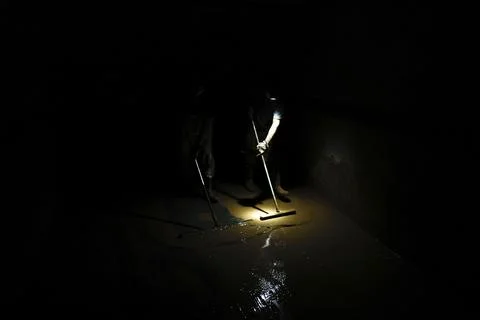 Cleaning works continue in the aftermath of deadly floods in Spain, Aldaia - 07  Stock Photos