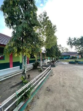 Cleanliness of the school building Stock Photos