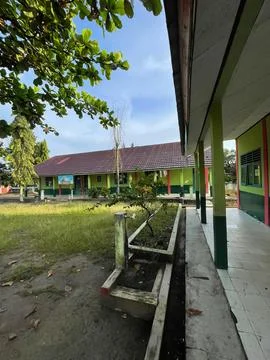 Cleanliness of the school building Fotos de archivo