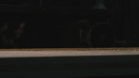 Cleans the work surface. Close-up Stock Footage 58997450