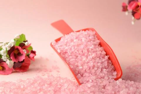 Cleansing Bath Salts Stock Photos