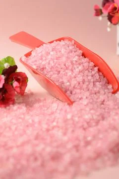 Cleansing Bath Salts Foto stock