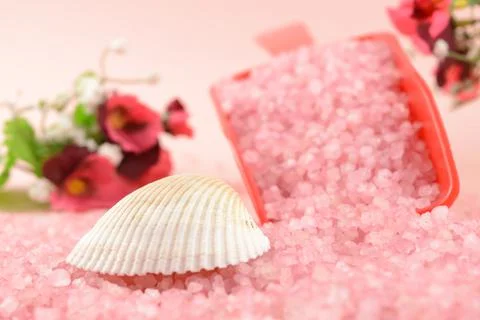 Cleansing Bath Salts Stock Photos