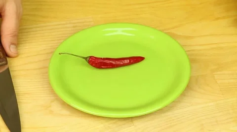 Cleansing chilli seeds Stock Footage 50105635