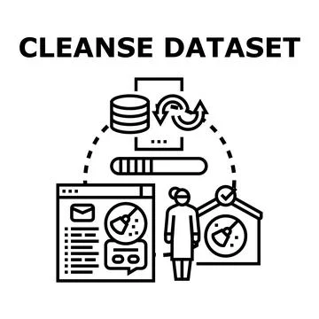 Cleansing dataset and improving data quality process 库存插图