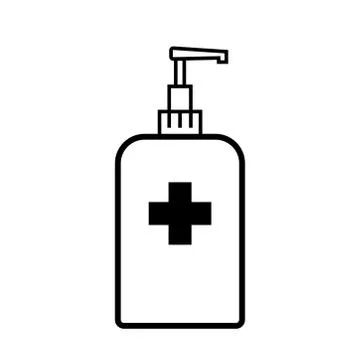 Cleansing gel icon vector Stock Illustration