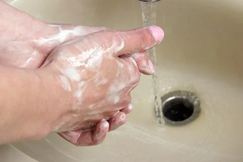 Cleansing Hands Stock Photos