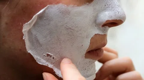 Cleansing  mask Stock-Footage 10849770