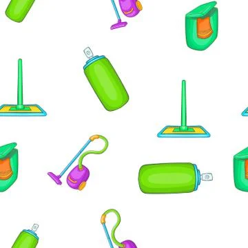 Cleansing pattern, cartoon style Stock Illustration